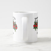 Funny Tomaten sind meine Bodenmatten Jumbo-Tasse (Rückseite)