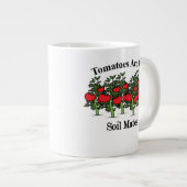 Funny Tomaten sind meine Bodenmatten Jumbo-Tasse (Vorderseite Rechts)