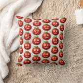 Funny Tomato Pattern - Cartoon Gemüsesektor Kissen (Decke)
