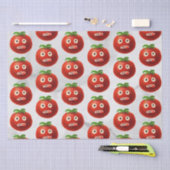 Funny Tomato Pattern - Cartoon Gemüsesektor Seidenpapier (Handwerk)