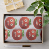 Funny Tomato Pattern - Cartoon Gemüsesektor Seidenpapier (Geschenk)