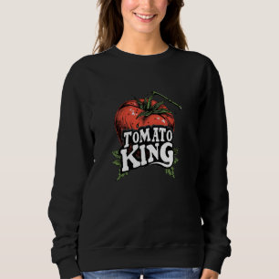 Funny Tomato Rede für König und Tomaten Sweatshirt