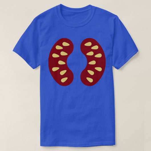 Funny Tomato Slice Kostüm T-Shirt (Design vorne)