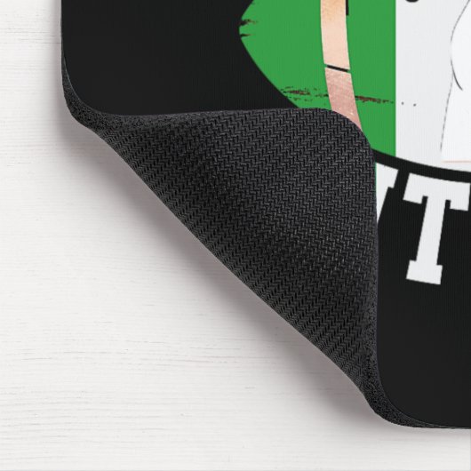 Funny Tommy Freakin' Cutlets New Jersey Italy Flag Mousepad (Ecke)