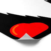 Funny Tomte Swedish Gnome Beard Christmas Yule Nis Poster (Ecke)