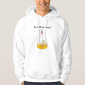 Funny too Much Beer Snowman Shirt (Vorderseite)