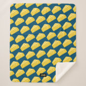 Funny Toon Cheese Wedge - Initialen / Spitzname hi Sherpadecke (Vorderseite)