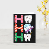 Funny Tooth Christmas Dentist Xmas Dental Istant H Karte (Gelbe Blume)