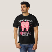 Funny Tooth Cupid's Favorite Dental Assistant Vale T-Shirt (Vorne ganz)