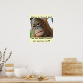Funny Tooth Fairy Children's Dentist Poster (Küche)