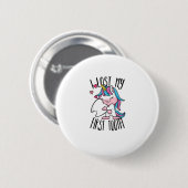Funny Tooth Fairy - Niedlich Unicorn Ich habe mein Button (Vorne & Hinten)