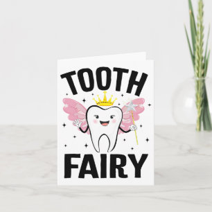 Funny Tooth Fee Halloween Kostüm für Frauen Kinder Karte