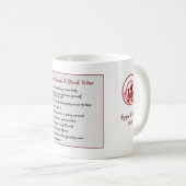 FUNNY Top 10 Gründe, Wein trinken ADD TEXT Kaffeetasse (VorderseiteRechts)