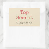 Funny Top Secret Stickers (Tasche)