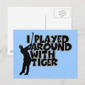 Funny Topic Golf Postkarte (Vorne/Hinten)