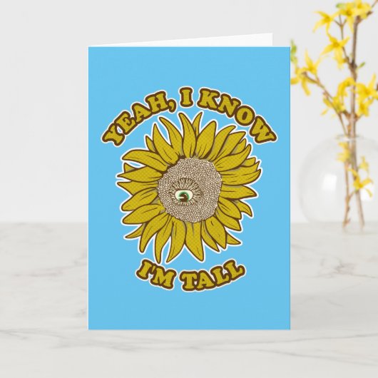 Funny Tore Karte (Gelbe Blume)