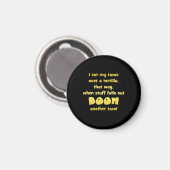 Funny Tortilla Boom Joke Magnet (Vorderseite/Rückseite)