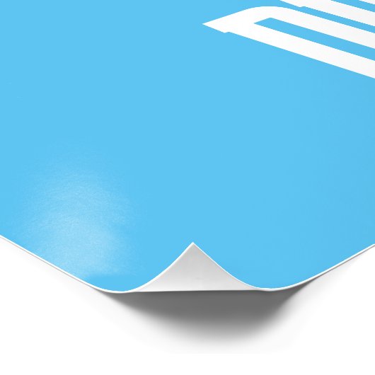 Funny Tortoise Dream Big! Motivational Jet Cartoon Poster (Ecke)