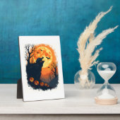 Funny Tortoise Halloween Silhouette Spooky Tortois Fotoplatte (Seite)