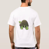 Funny Tortoise Vater Mens T - Shirt (Rückseite)