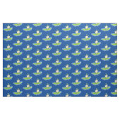 Funny tortoise wave surfing Cartoon Stoff (Fat Quarter (45,7 x 55,9 cm))