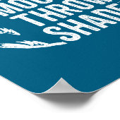 Funny Total Solar Eclipse 2017 Moon Poster (Ecke)