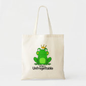 Funny "Totally Unfrogettable" Frog Pun Tragetasche (Vorne)