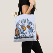Funny Tote Bag mit Maus-Musikband Tasche (Von Nahem)