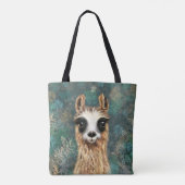 Funny Tote Bag mit Neuem Llama Tasche (Rückseite)