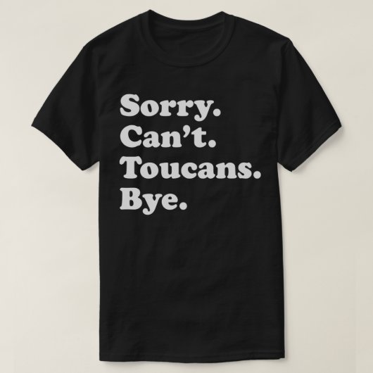 Funny Toucan Bird Geschenk für Männer Frauen Junge T-Shirt (Design vorne)