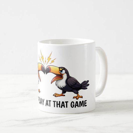 Funny Toucan Kaffeetasse (VorderseiteRechts)