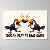 Funny Toucan Poster (Vorne)