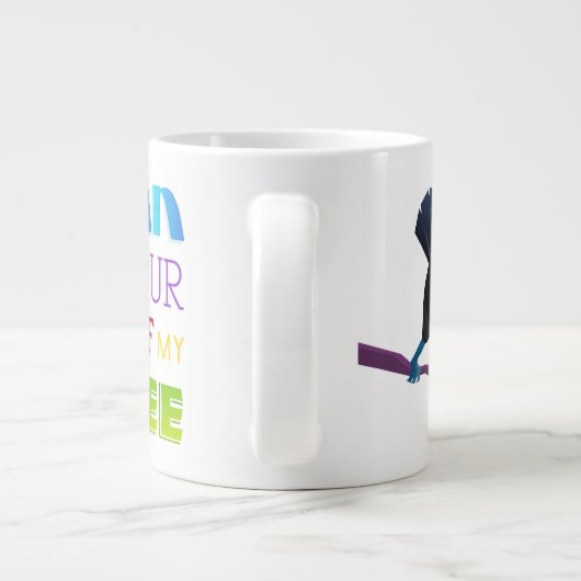 Funny Toucan Pub Tasse - Bunter Vogel (Rückseite)