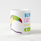 Funny Toucan Pub Tasse - Bunter Vogel (Vorderseite)