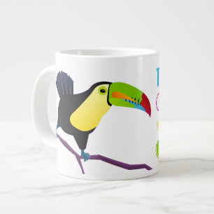 Funny Toucan Pun Tasse - farbenfrohe Vögel