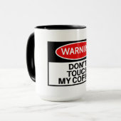 Funny Touch meinen Kaffee nicht Tasse (Vorderseite Links)
