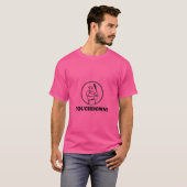 Funny Touchdown mit Baseball Player T-Shirt (Vorne ganz)