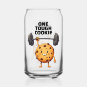 Funny Tough Cookie Lifting Barbell Dosenglas (Vorderseite)