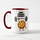 Funny Tough Cookie Lifting Barbell Tasse (Links)