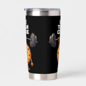 Funny Tough Cookie Lifting Barbell Thermobecher (Rechts)
