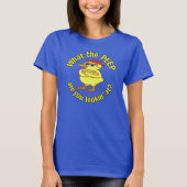 Funny Tough Oaster Chick Chicken Peep Spaß T-Shirt (Vorderseite)