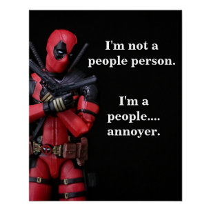 Funny Toy Fotografy Anti-Hero Poster