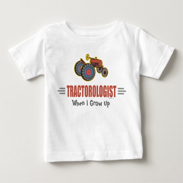 Funny Tracker Baby T-shirt (Vorderseite)