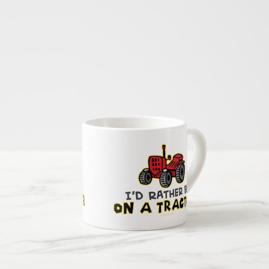 Funny Tracker Espressotasse (Vorderseite Rechts)