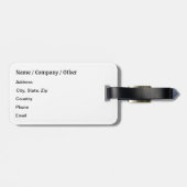 Funny Tracker Gepäckanhänger (Rückseite horizontal)