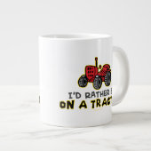 Funny Tracker Jumbo-Tasse (Vorderseite Rechts)