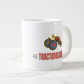 Funny Tracker Jumbo-Tasse (Vorderseite Rechts)