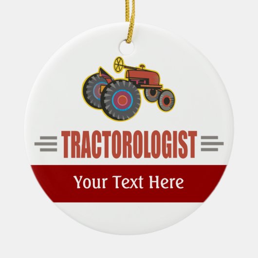 Funny Tracker Keramik Ornament (Vorne)