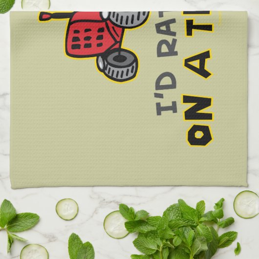 Funny Tracker Küchentuch (Gefaltet)