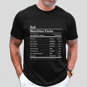 Funny Tracks Custom Vater Vathers Day Nutrition Fa T-Shirt